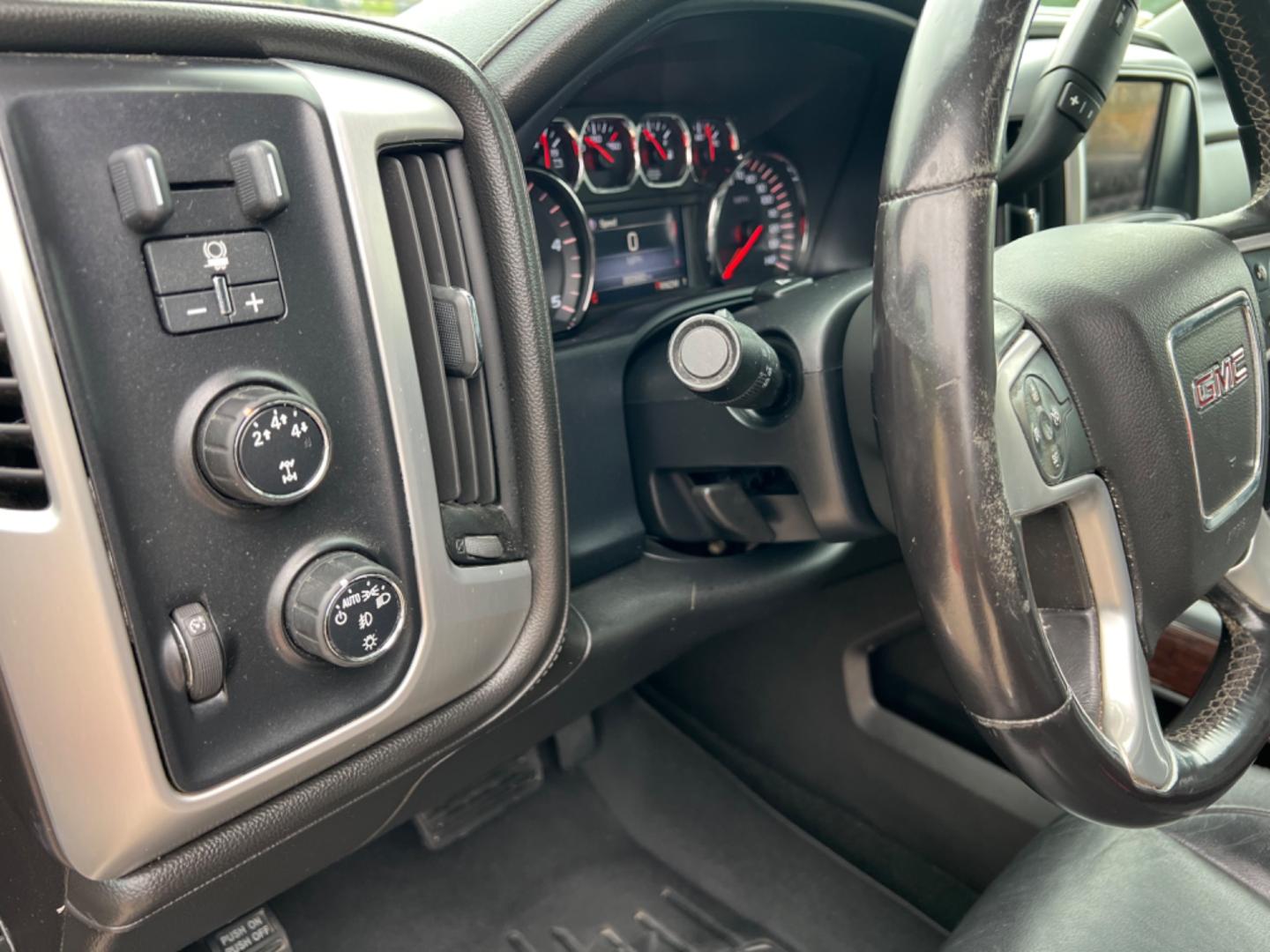 2015 Dark Grey /Black GMC Sierra 2500HD SLE (1GT12YE85FF) with an 6.6L Duramax Diesel engine, Allison Transmission transmission, located at 4520 Airline Hwy, Baton Rouge, LA, 70805, (225) 357-1497, 30.509325, -91.145432 - 2015 GMC 2500HD Crew Cab SLE 4X4 **No Accidents** 6.6L Duramax Diesel, Allison Transmission, Deleted, 200K Miles, Heated Leather, Power Windows, Locks & Mirrors, Cold A/C, Tow Pkg, Small Dent On Passenger Side Top Of Bed (See Pic). FOR INFO PLEASE CONTACT JEFF AT 225 357-1497 CHECK OUT OUR A+ RAT - Photo#14